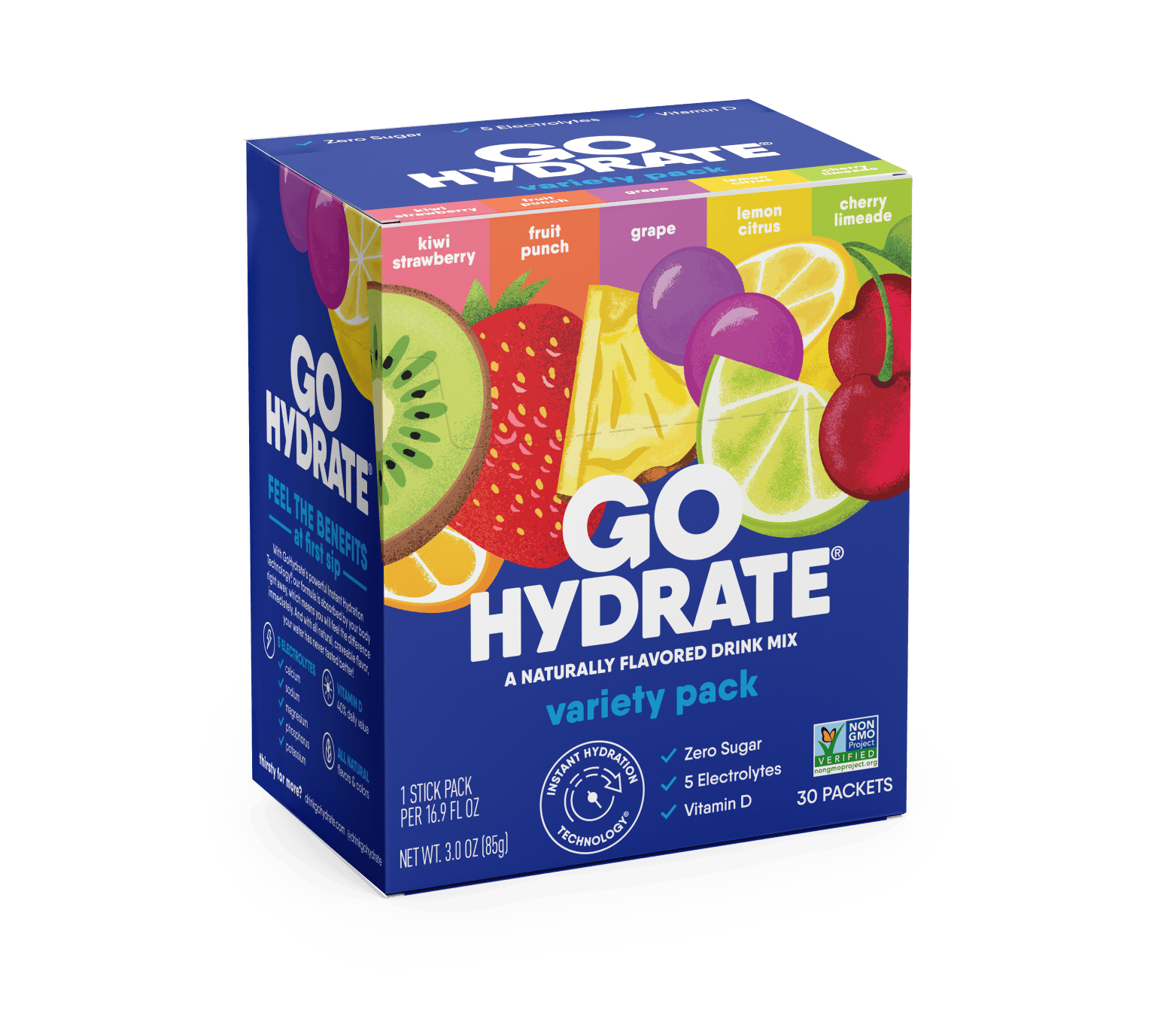 GoHydrate Variety Pack - Front of Box